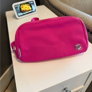 lululemon athletica Hot Pink Travel Cosmetic Pouch